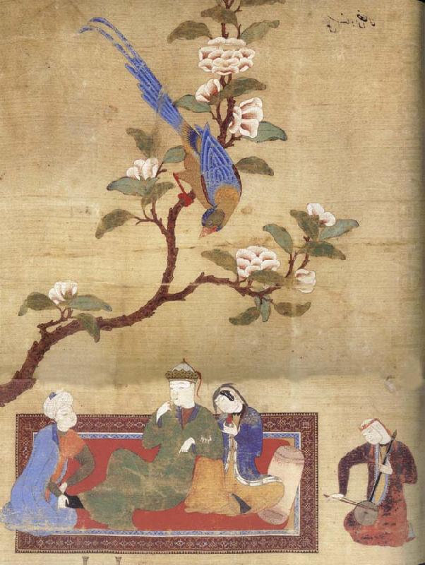 Bird upon a branch, unknow artist